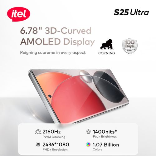 itel S25 Ultra 6.78" AMOLED 256+8 4G Android-Blue thumbnail 2